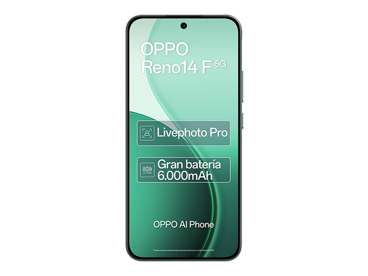 Oppo Reno 14F para Empresas al mejor precio