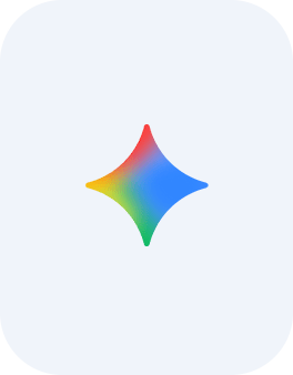 Logotipo de Google Gemini a todo color sobre fondo blanco.